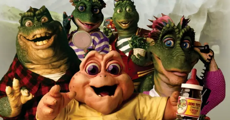 família dinossauro anos 90 cultura pop